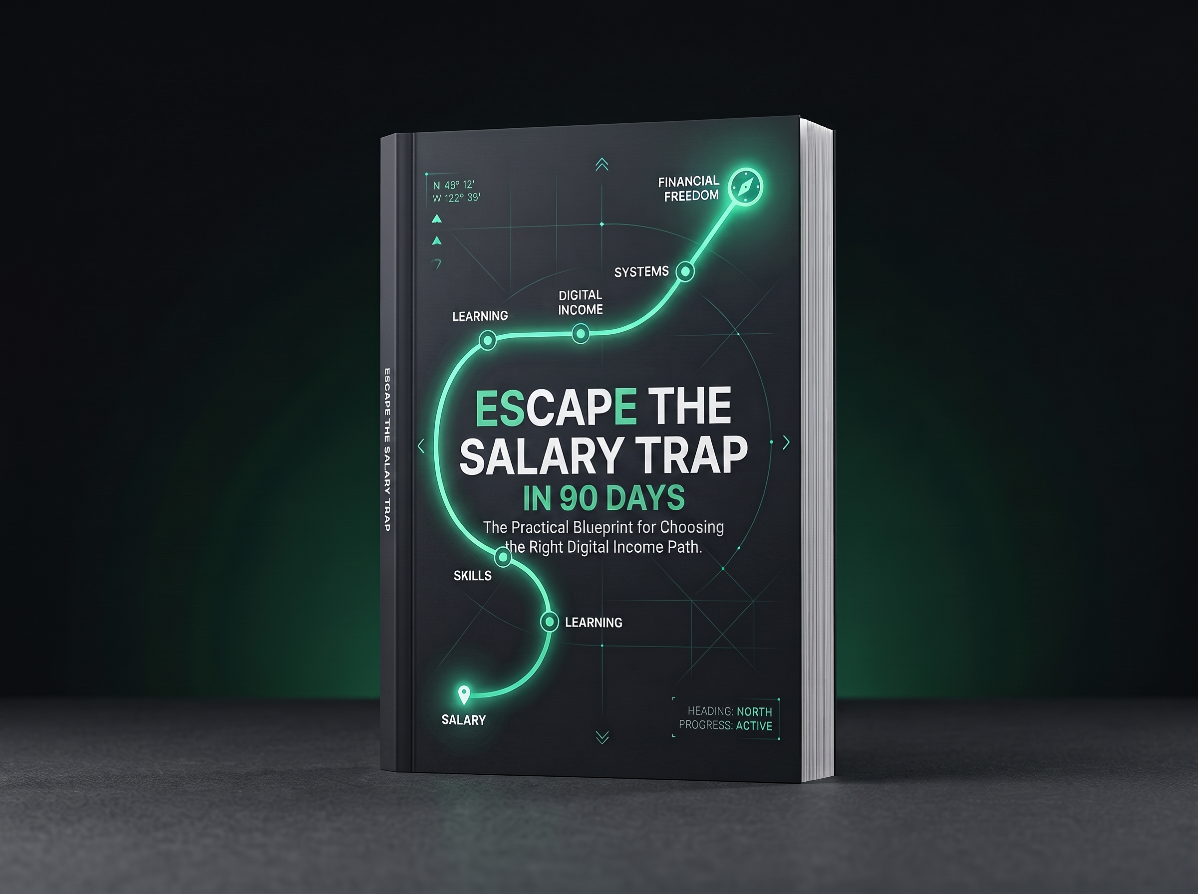 Escape the Salary Trap - ebook cover mockup style=