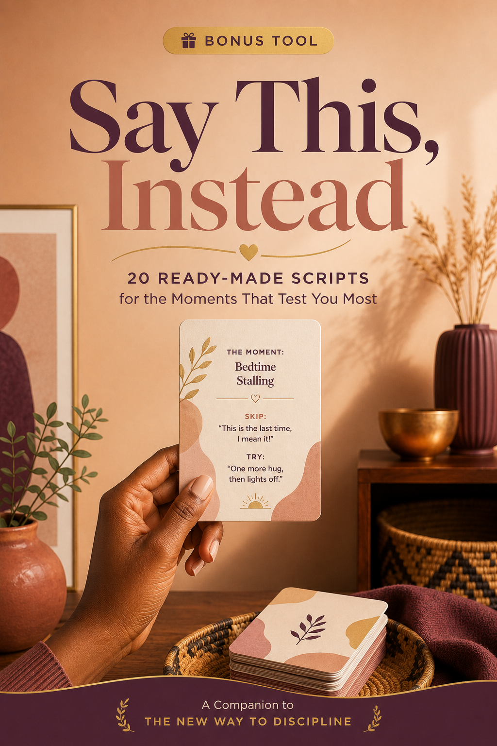 Say This, Instead card deck cover